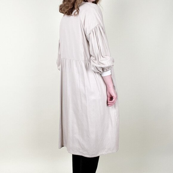 Vintage Handmade Whimsical Puff Sleeve Princess Pleated Fairycore Cottagecore - Picture 2 of 10